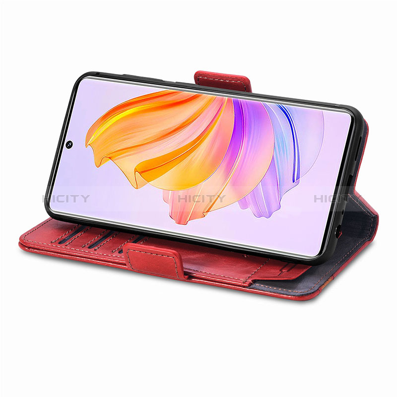 Funda de Cuero Cartera con Soporte Carcasa S10D para Huawei Honor 80 SE 5G