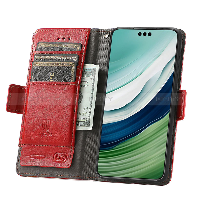 Funda de Cuero Cartera con Soporte Carcasa S10D para Huawei Mate 60 Pro