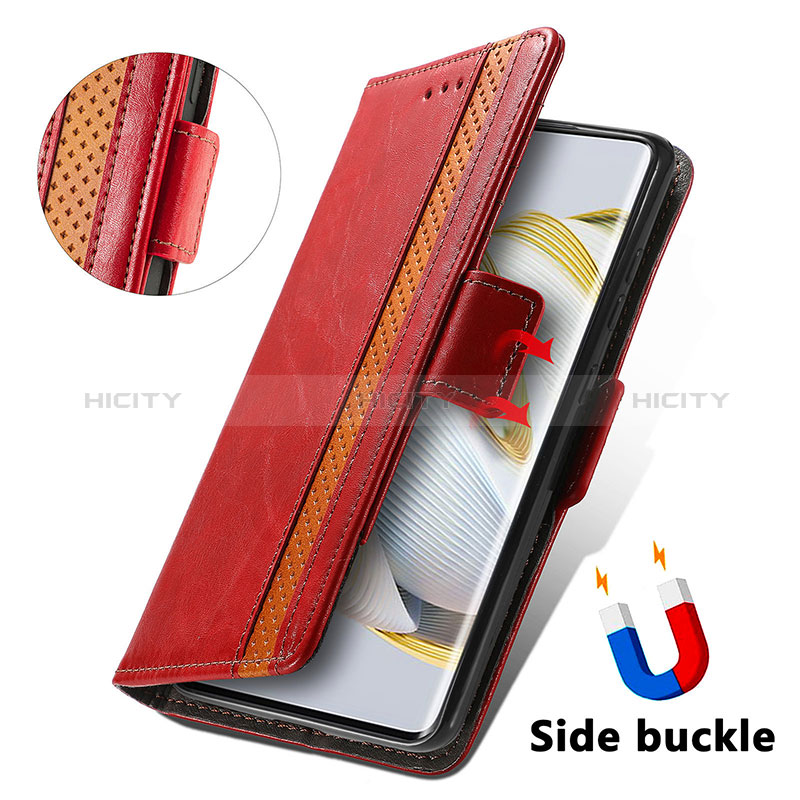 Funda de Cuero Cartera con Soporte Carcasa S10D para Huawei Nova 10