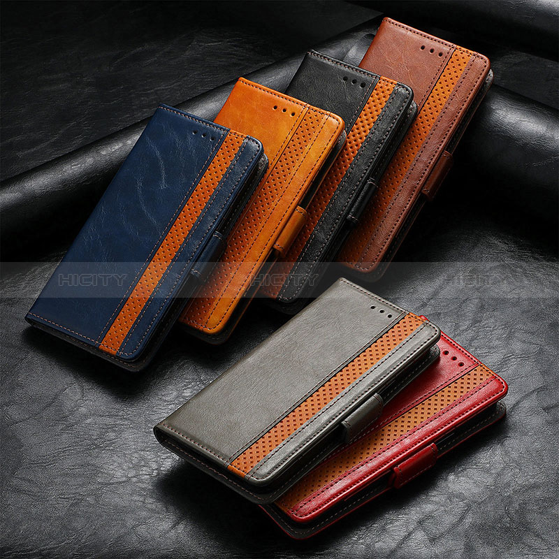 Funda de Cuero Cartera con Soporte Carcasa S10D para Huawei Nova Y70