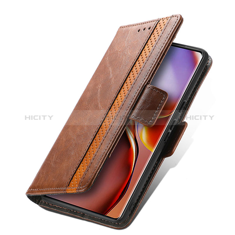 Funda de Cuero Cartera con Soporte Carcasa S10D para Motorola Moto Edge Plus (2023) 5G