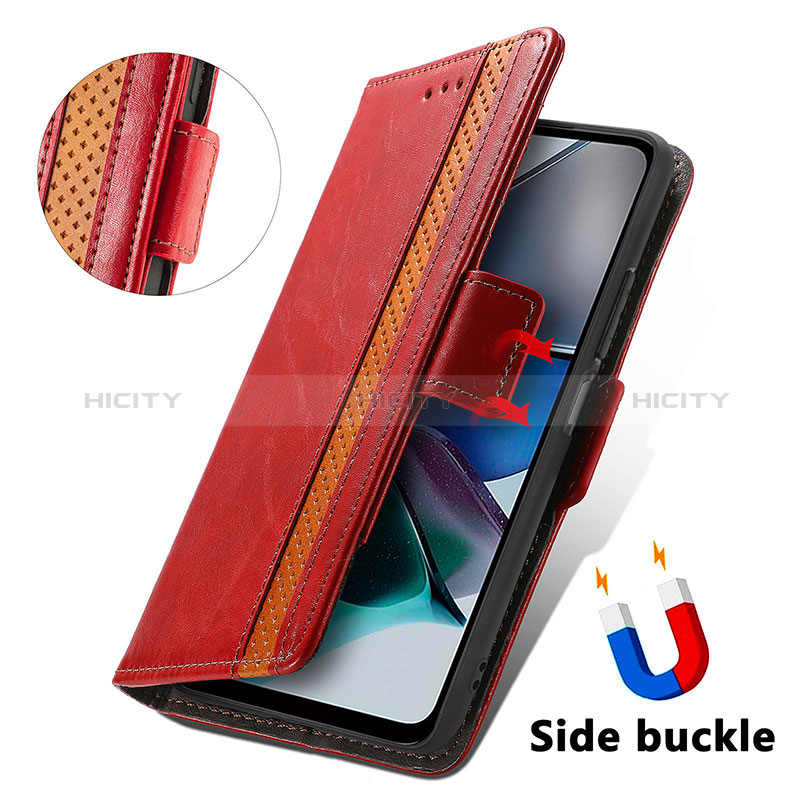 Funda de Cuero Cartera con Soporte Carcasa S10D para Motorola Moto G13