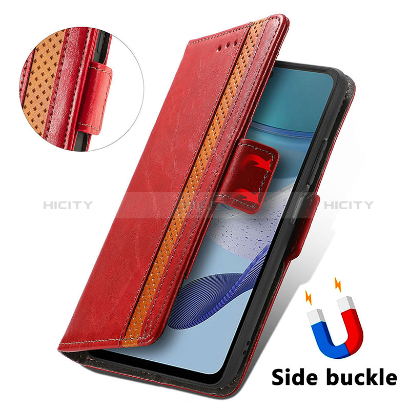 Funda de Cuero Cartera con Soporte Carcasa S10D para Motorola Moto G53y 5G