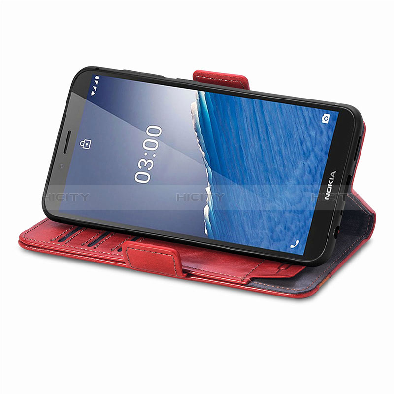 Funda de Cuero Cartera con Soporte Carcasa S10D para Nokia C3