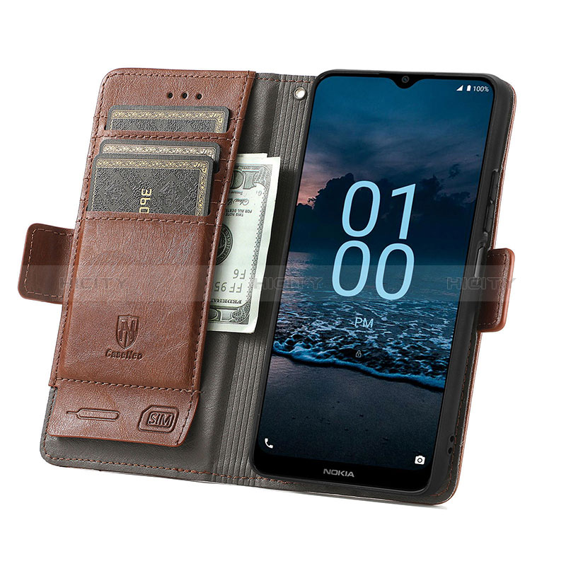 Funda de Cuero Cartera con Soporte Carcasa S10D para Nokia G100