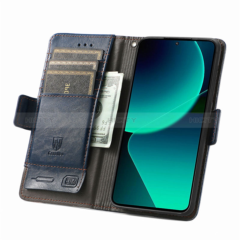 Funda de Cuero Cartera con Soporte Carcasa S10D para Xiaomi Mi 13T 5G