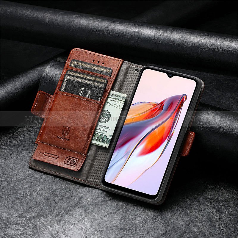 Funda de Cuero Cartera con Soporte Carcasa S10D para Xiaomi Poco C55