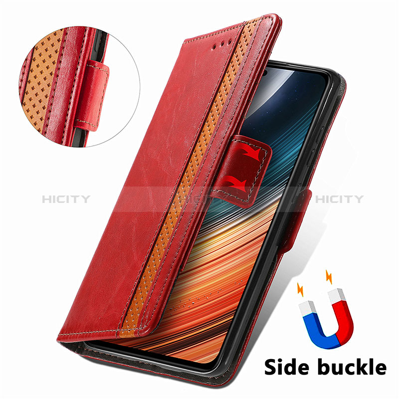 Funda de Cuero Cartera con Soporte Carcasa S10D para Xiaomi Poco F4 5G