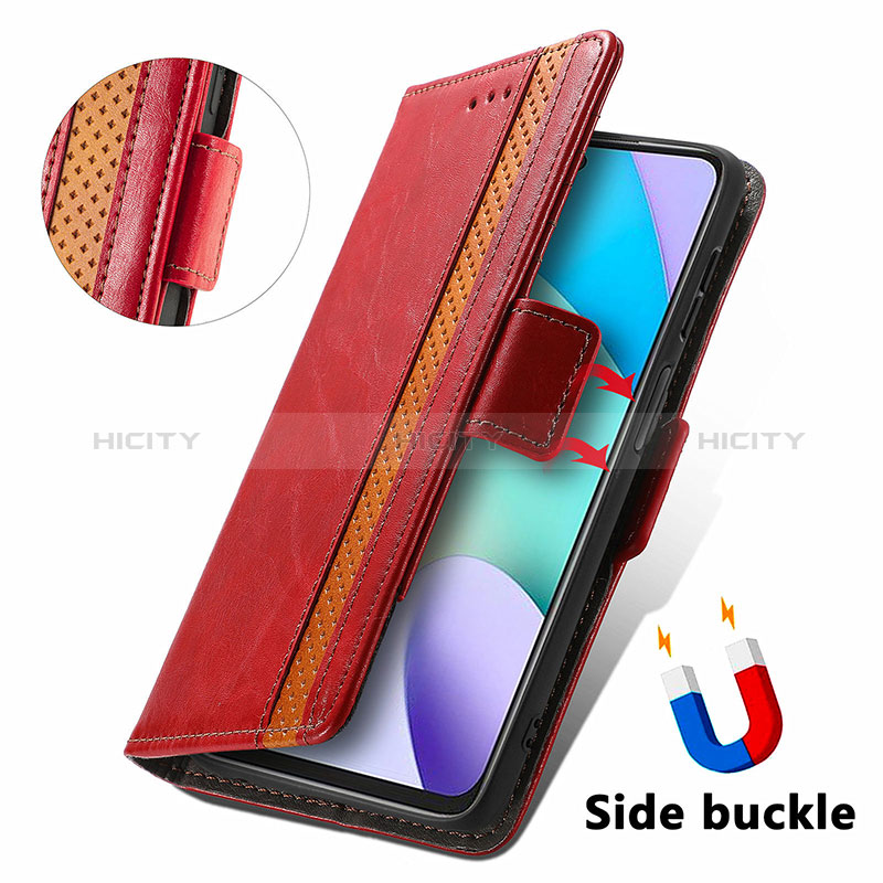 Funda de Cuero Cartera con Soporte Carcasa S10D para Xiaomi Redmi 10 (2022)