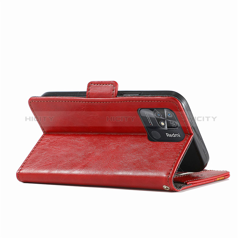 Funda de Cuero Cartera con Soporte Carcasa S10D para Xiaomi Redmi 10 India