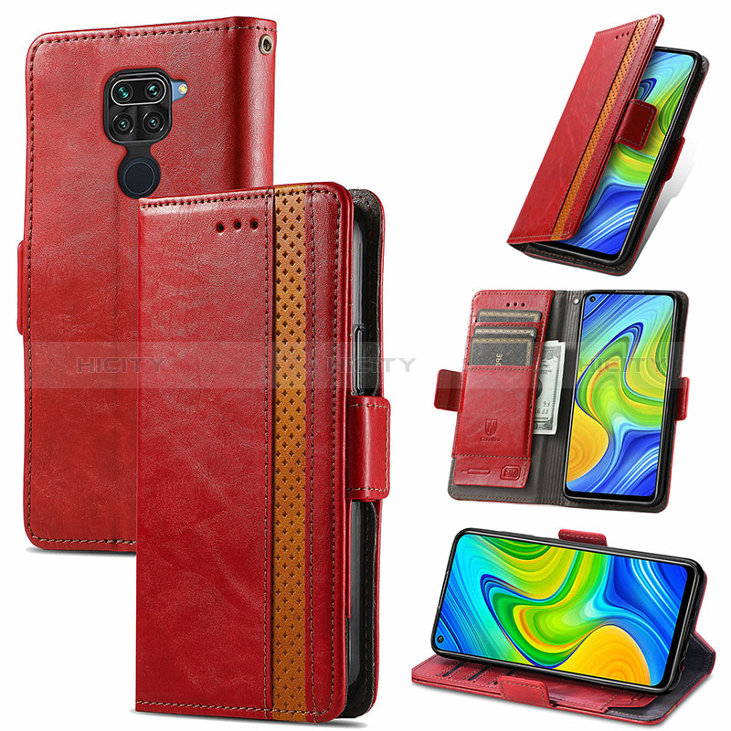 Funda de Cuero Cartera con Soporte Carcasa S10D para Xiaomi Redmi 10X 4G