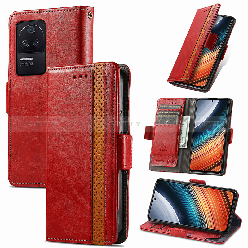 Funda de Cuero Cartera con Soporte Carcasa S10D para Xiaomi Redmi K40S 5G