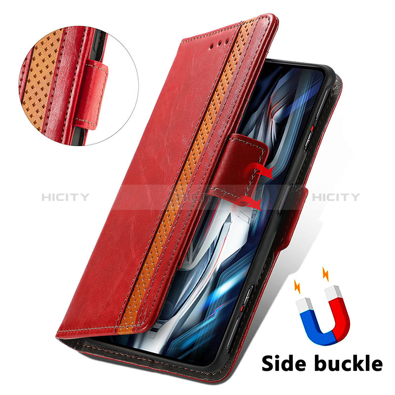 Funda de Cuero Cartera con Soporte Carcasa S10D para Xiaomi Redmi K50 Gaming 5G