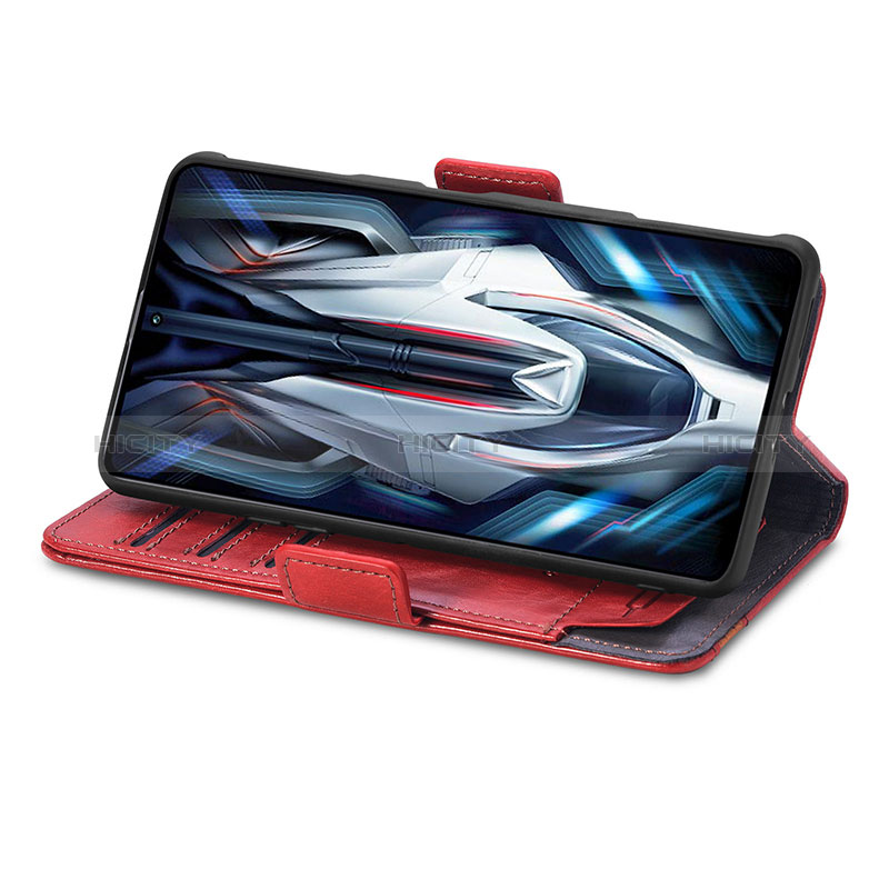 Funda de Cuero Cartera con Soporte Carcasa S10D para Xiaomi Redmi K50 Gaming AMG F1 5G