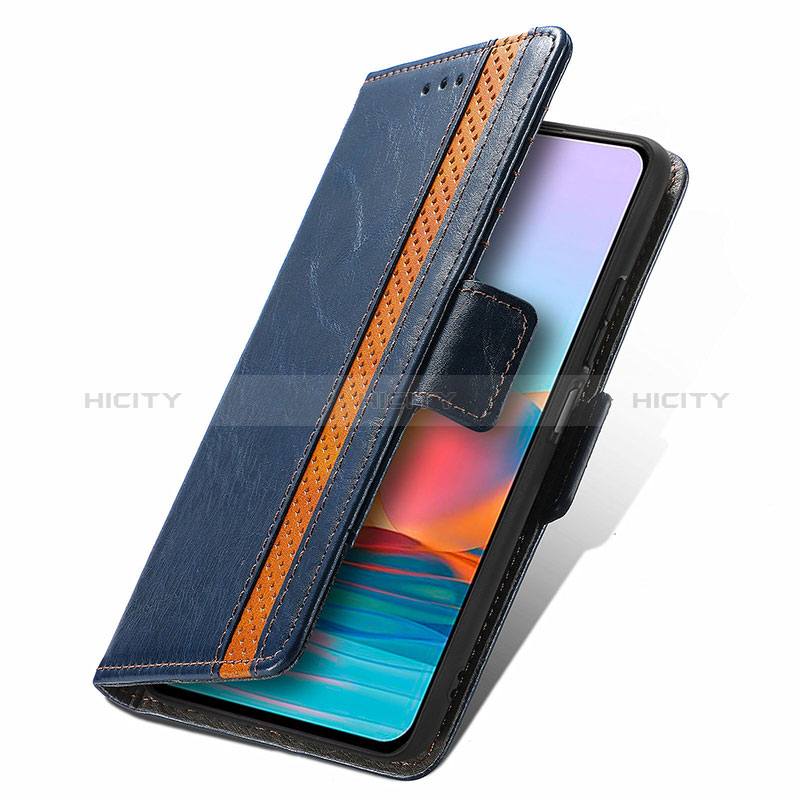 Funda de Cuero Cartera con Soporte Carcasa S10D para Xiaomi Redmi Note 10 Pro 4G