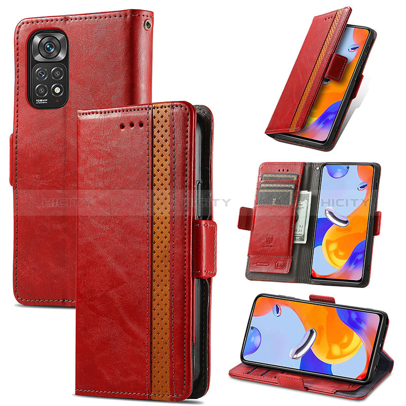 Funda de Cuero Cartera con Soporte Carcasa S10D para Xiaomi Redmi Note 11 Pro 5G