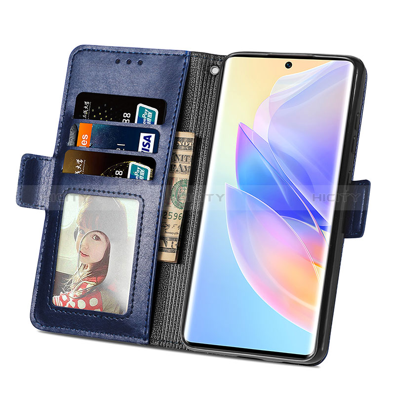 Funda de Cuero Cartera con Soporte Carcasa S11D para Huawei Honor 60 SE 5G