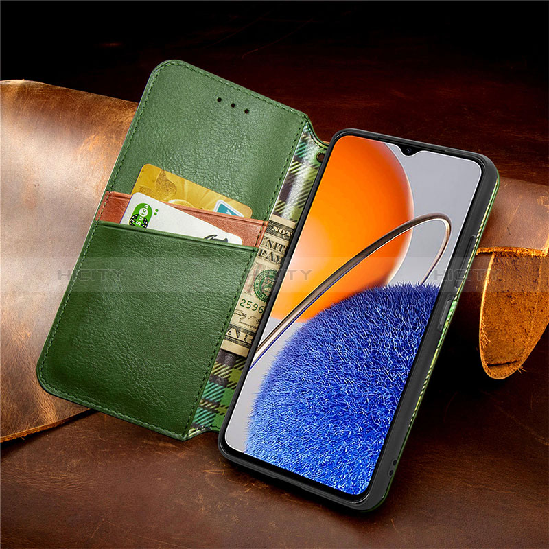 Funda de Cuero Cartera con Soporte Carcasa S11D para Huawei Nova Y61