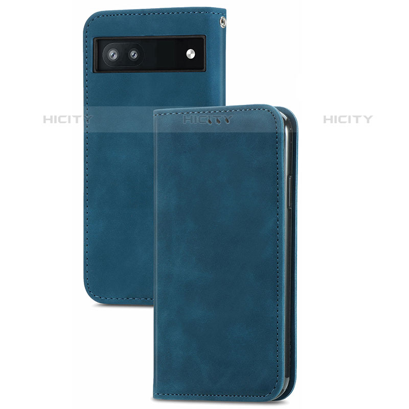 Funda de Cuero Cartera con Soporte Carcasa S12D para Google Pixel 6a 5G