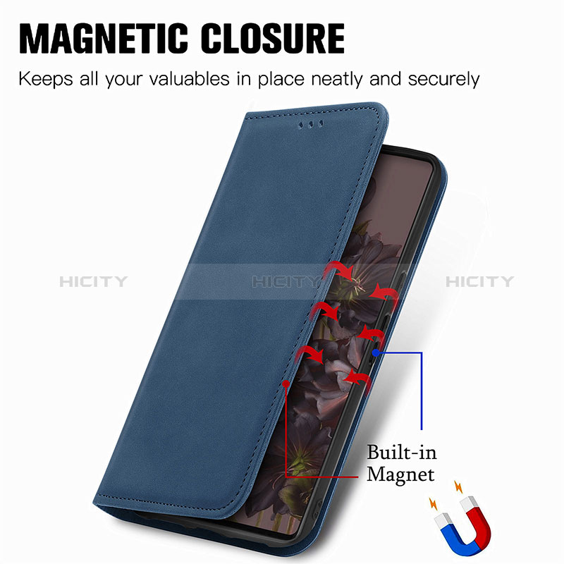 Funda de Cuero Cartera con Soporte Carcasa S12D para Google Pixel 7 Pro 5G