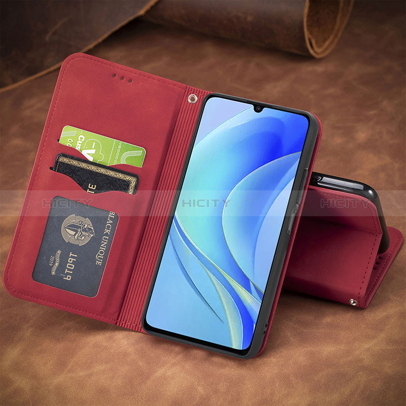 Funda de Cuero Cartera con Soporte Carcasa S12D para Huawei Enjoy 50