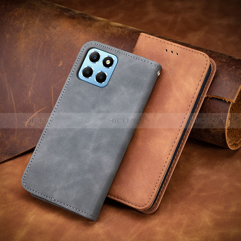 Funda de Cuero Cartera con Soporte Carcasa S12D para Huawei Honor X6