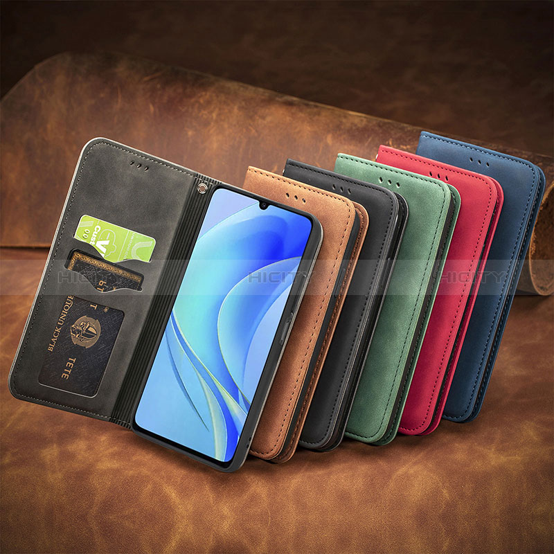 Funda de Cuero Cartera con Soporte Carcasa S12D para Huawei Nova Y70