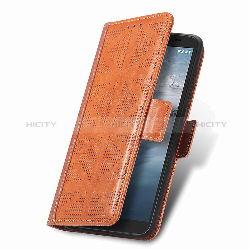 Funda de Cuero Cartera con Soporte Carcasa S12D para Nokia C2 2nd Edition