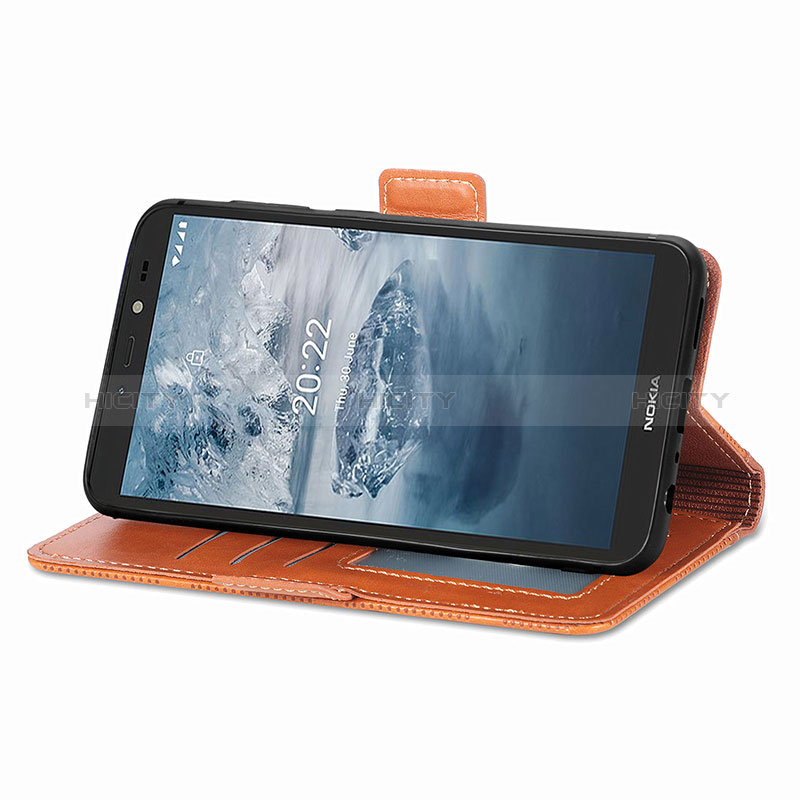 Funda de Cuero Cartera con Soporte Carcasa S12D para Nokia C2 2nd Edition