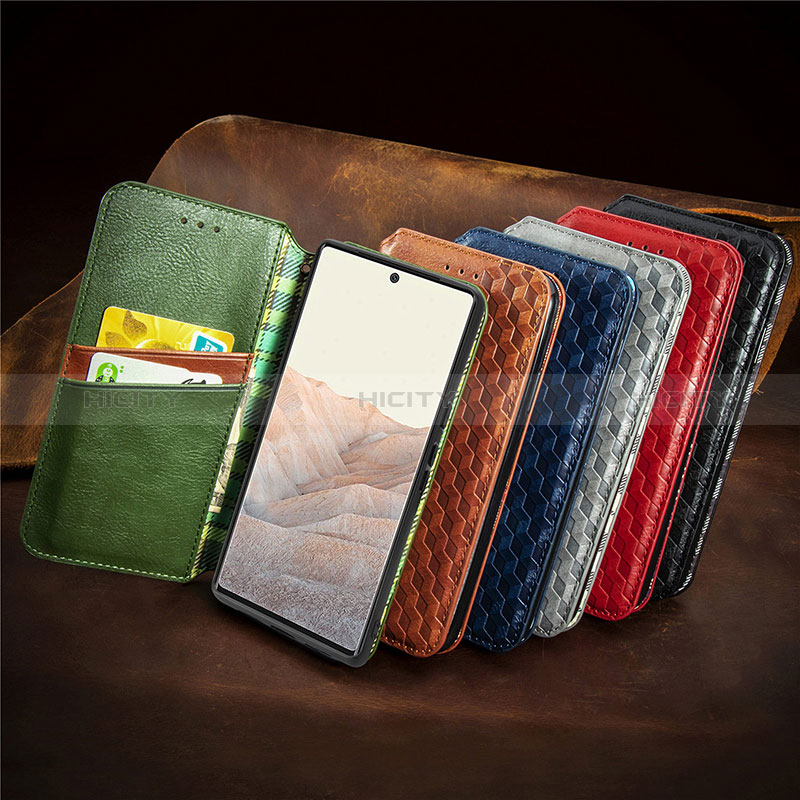 Funda de Cuero Cartera con Soporte Carcasa S14D para Google Pixel 6 5G