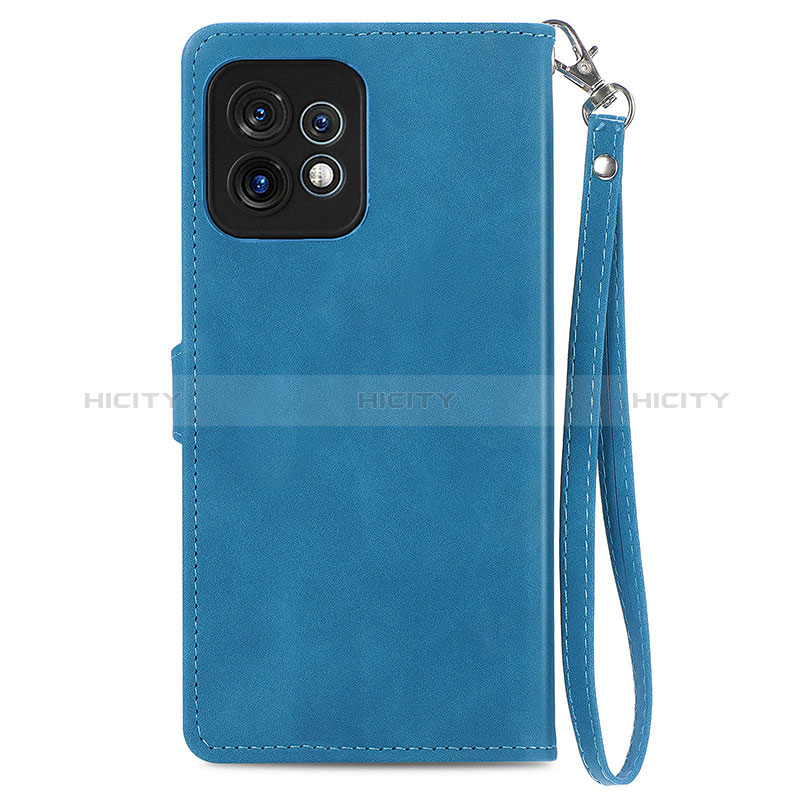 Funda de Cuero Cartera con Soporte Carcasa S14D para Motorola Moto Edge 40 Pro 5G