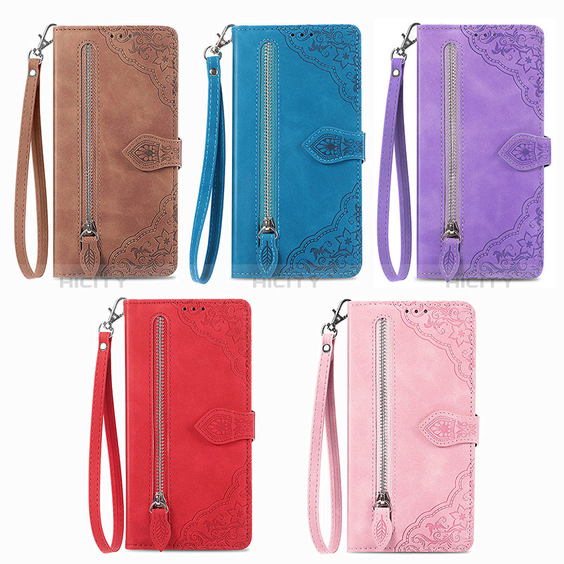 Funda de Cuero Cartera con Soporte Carcasa S14D para Motorola Moto Edge Plus (2023) 5G