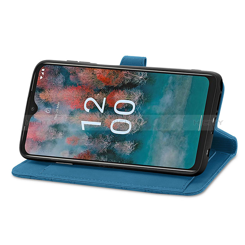 Funda de Cuero Cartera con Soporte Carcasa S14D para Nokia C12 Plus