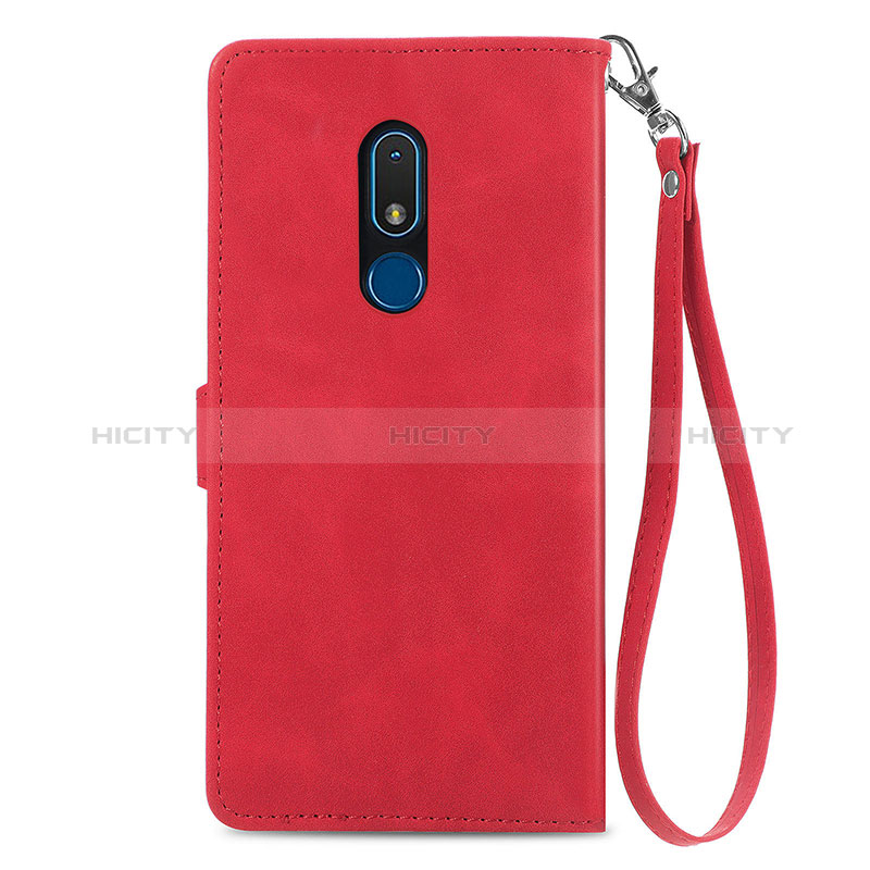 Funda de Cuero Cartera con Soporte Carcasa S14D para Nokia C3