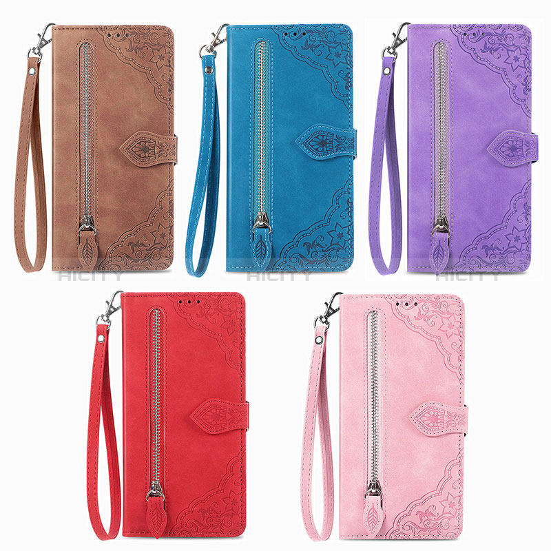 Funda de Cuero Cartera con Soporte Carcasa S14D para Nokia G22