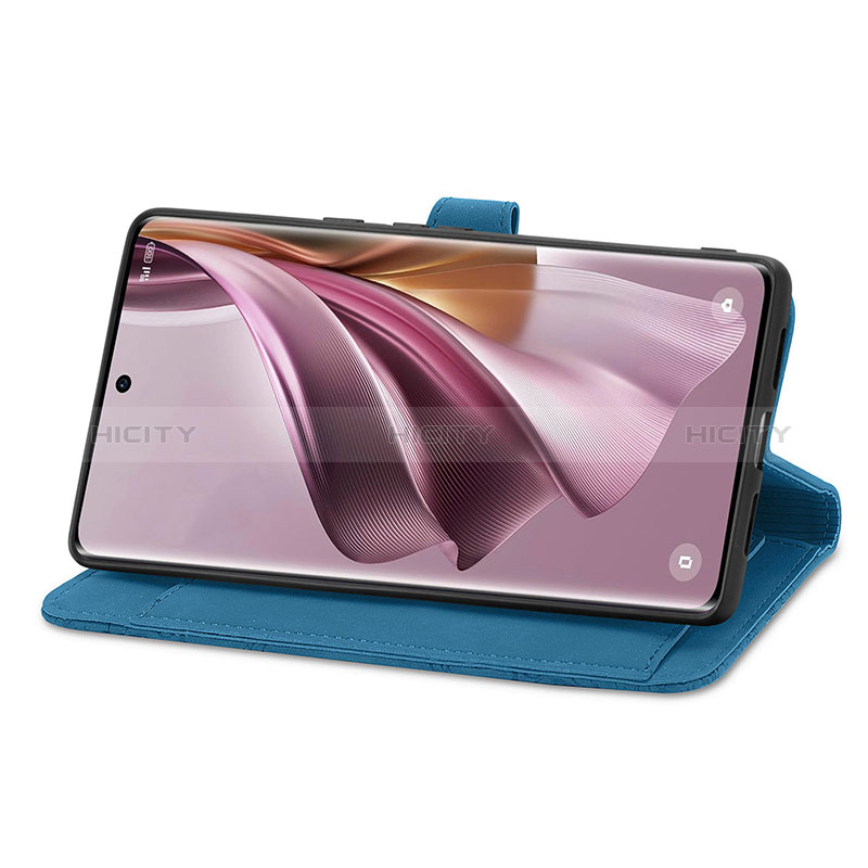 Funda de Cuero Cartera con Soporte Carcasa S14D para Oppo Reno10 5G