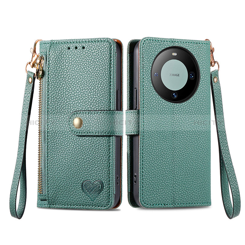 Funda de Cuero Cartera con Soporte Carcasa S15D para Huawei Mate 60