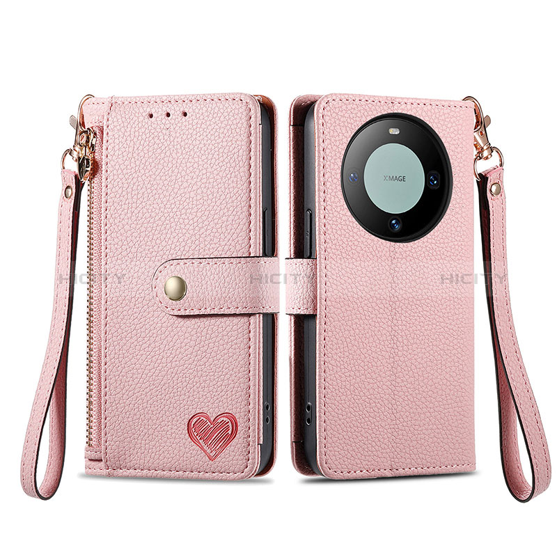 Funda de Cuero Cartera con Soporte Carcasa S15D para Huawei Mate 60