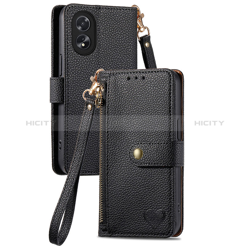 Funda de Cuero Cartera con Soporte Carcasa S15D para Oppo A38