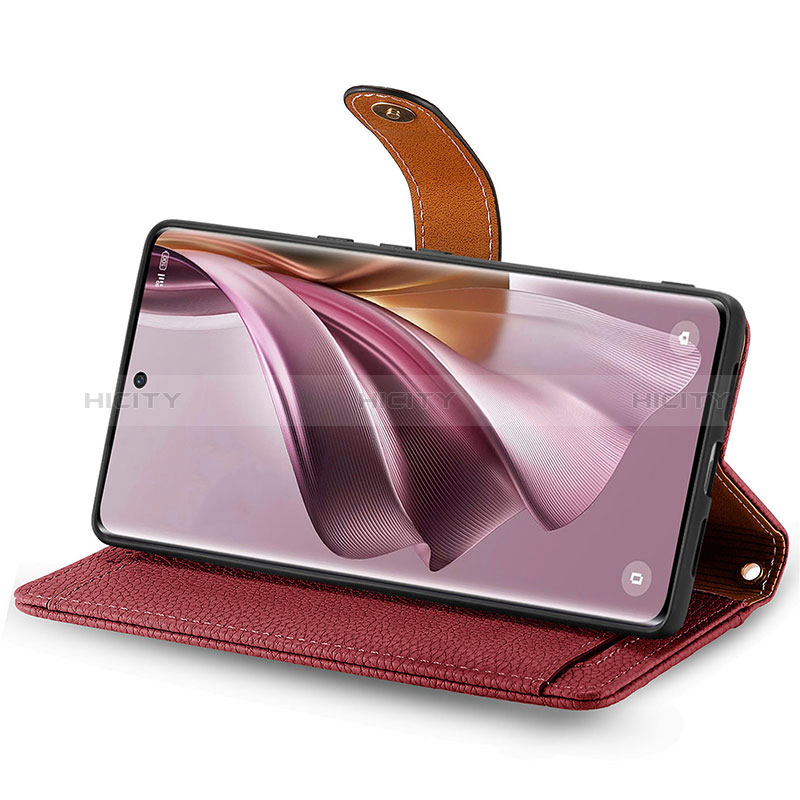 Funda de Cuero Cartera con Soporte Carcasa S15D para Oppo Reno10 5G