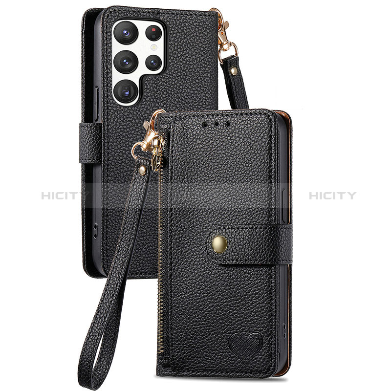 Funda de Cuero Cartera con Soporte Carcasa S15D para Samsung Galaxy S24 Ultra 5G