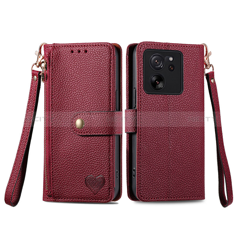 Funda de Cuero Cartera con Soporte Carcasa S15D para Xiaomi Mi 13T 5G