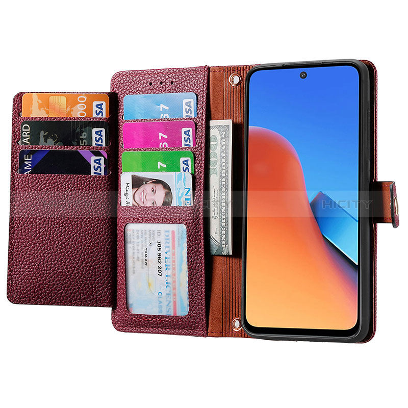 Funda de Cuero Cartera con Soporte Carcasa S15D para Xiaomi Redmi 12 4G