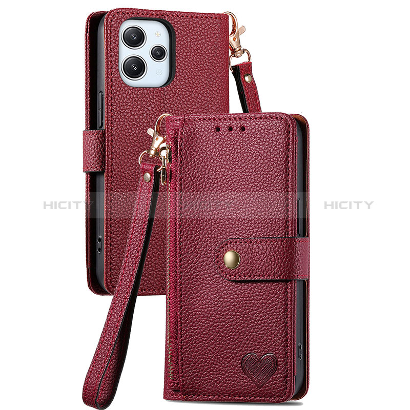 Funda de Cuero Cartera con Soporte Carcasa S15D para Xiaomi Redmi 12 4G