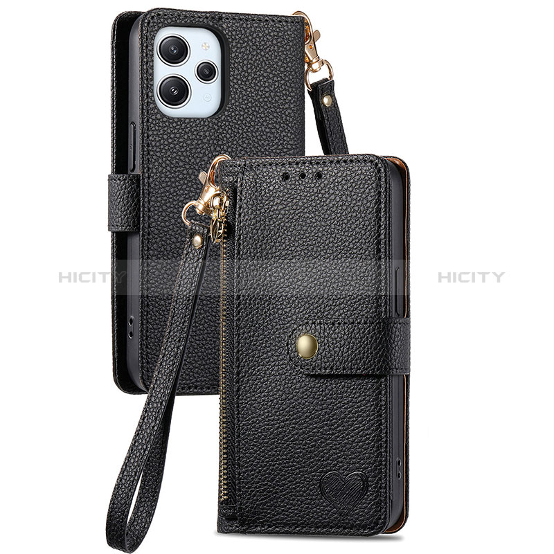 Funda de Cuero Cartera con Soporte Carcasa S15D para Xiaomi Redmi 12 4G