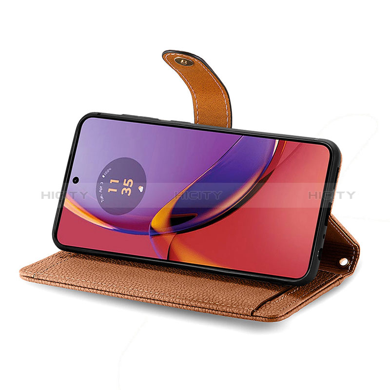 Funda de Cuero Cartera con Soporte Carcasa S16D para Motorola Moto G84 5G