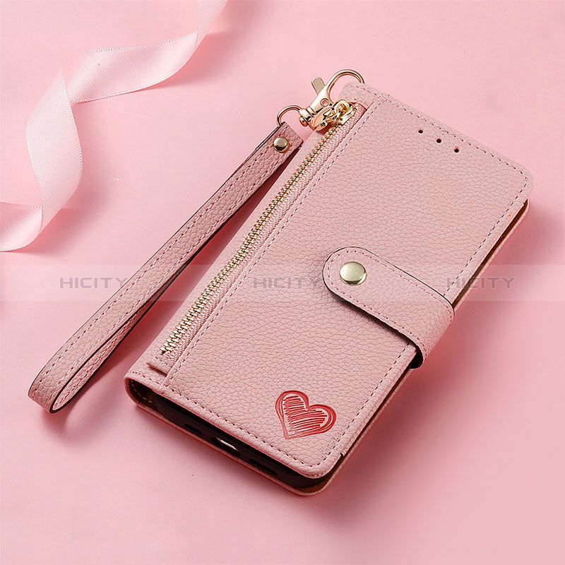 Funda de Cuero Cartera con Soporte Carcasa S16D para Nothing Phone 2 Rosa