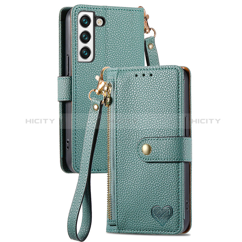 Funda de Cuero Cartera con Soporte Carcasa S16D para Samsung Galaxy S22 5G