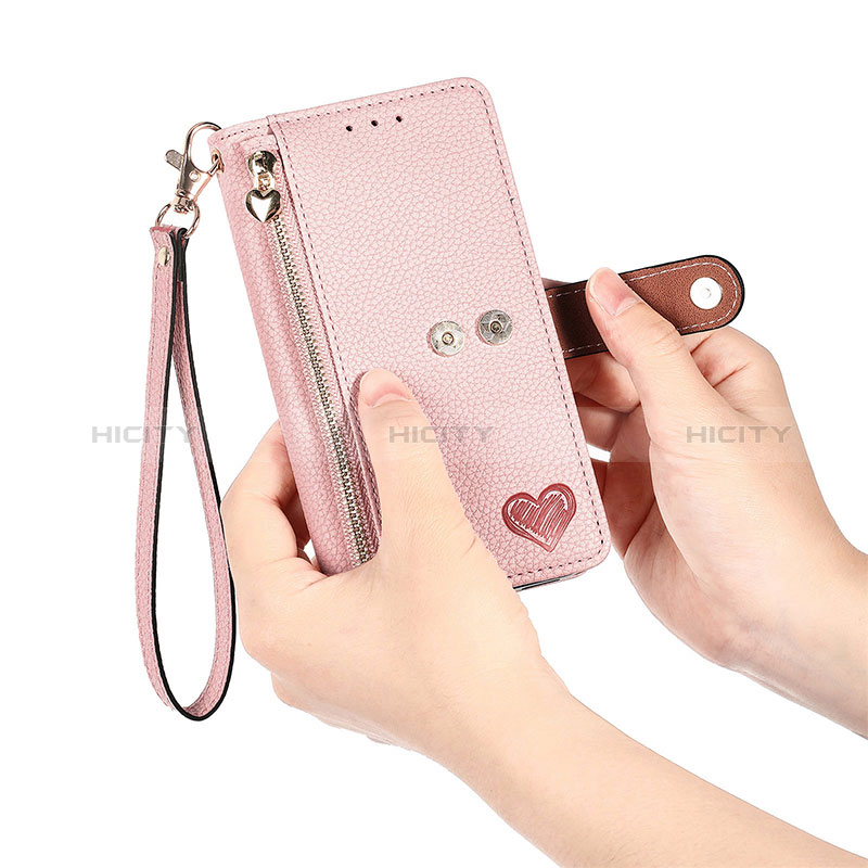 Funda de Cuero Cartera con Soporte Carcasa S16D para Samsung Galaxy S23 Ultra 5G