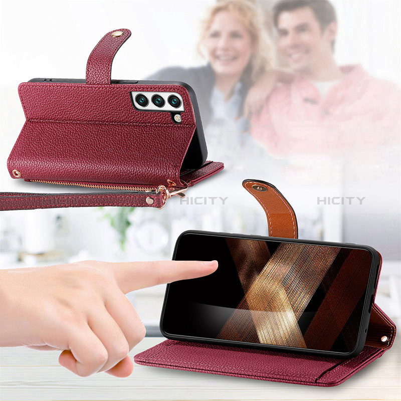 Funda de Cuero Cartera con Soporte Carcasa S16D para Samsung Galaxy S24 5G